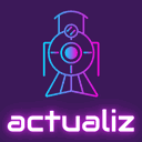 Logo of actualiz: Generate 30+ pages of professionally-formatted screenplay in minutes. Then, use our script writing software, character builder, and more to write your screenplay.